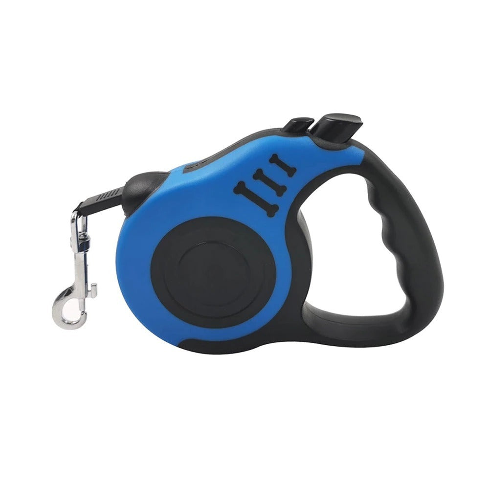 Durable Automatic Retractable Dog & Cat Leash - 3m & 5m Nylon Lead for Walking & Running