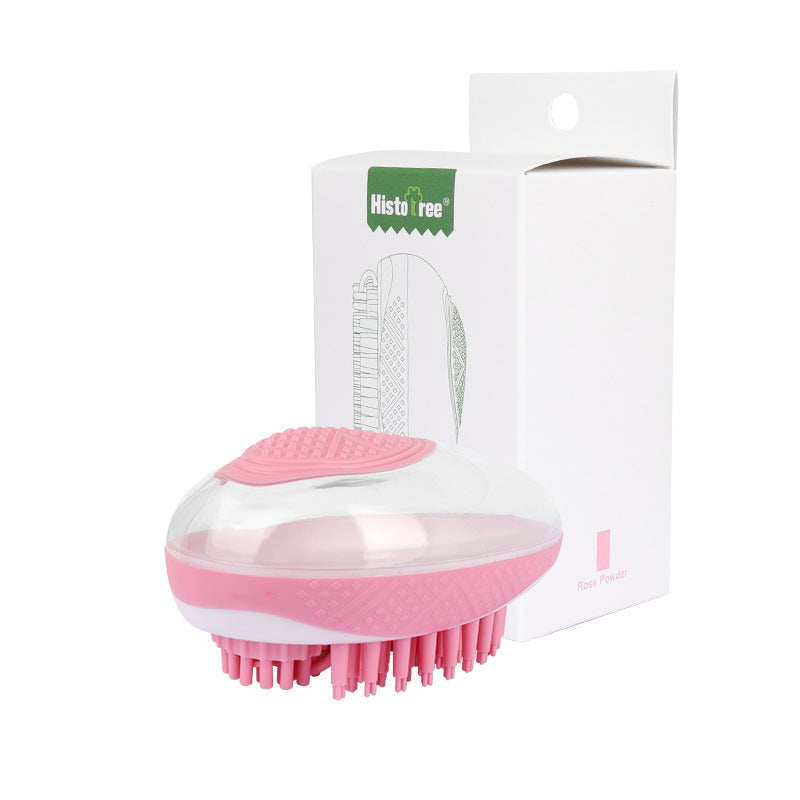 2-in-1 Soft Silicone Pet Bath Brush & Massage Comb - Petropolis 