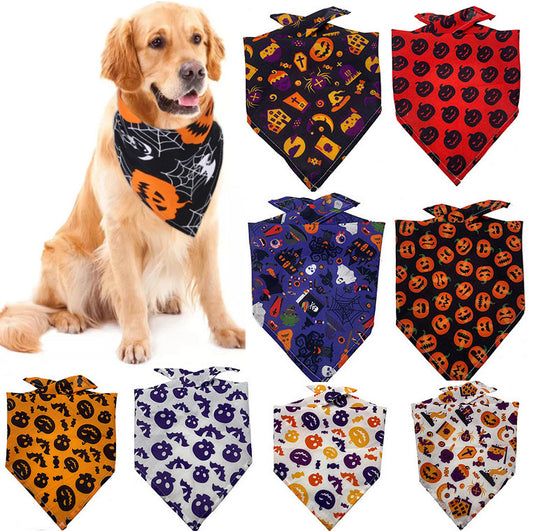 Pet Drool Towel - Stylish Triangle Scarf for Cats and Dogs