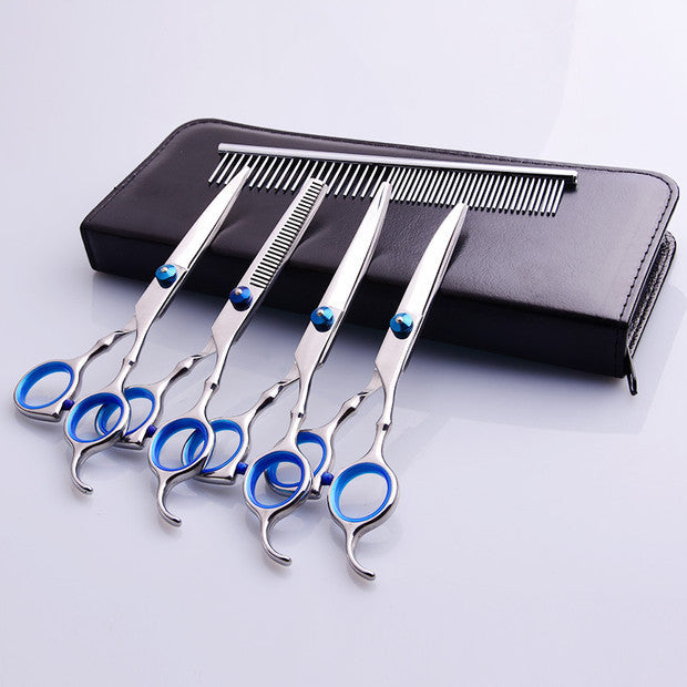 Professional Pet Grooming Scissors - Safe and Precise Cutting - Petropolis 