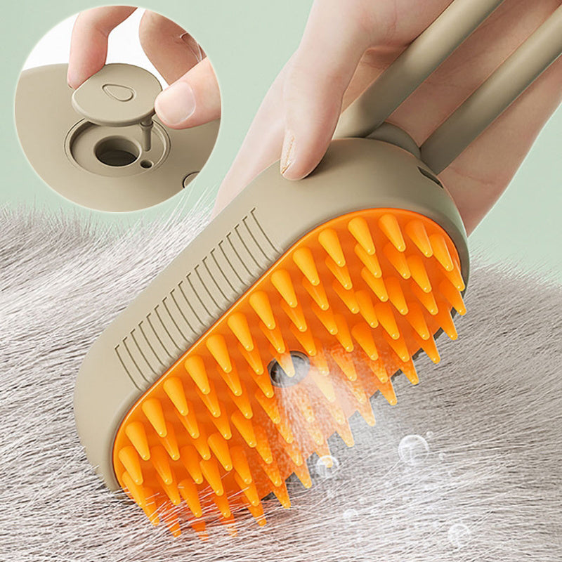 3-in-1 Electric Spray Pet Grooming Brush for Cats & Dogs - Petropolis 