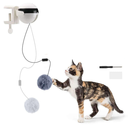 Electric Automatic Lifting Motion Cat Toy - Interactive Puzzle Teaser Ball