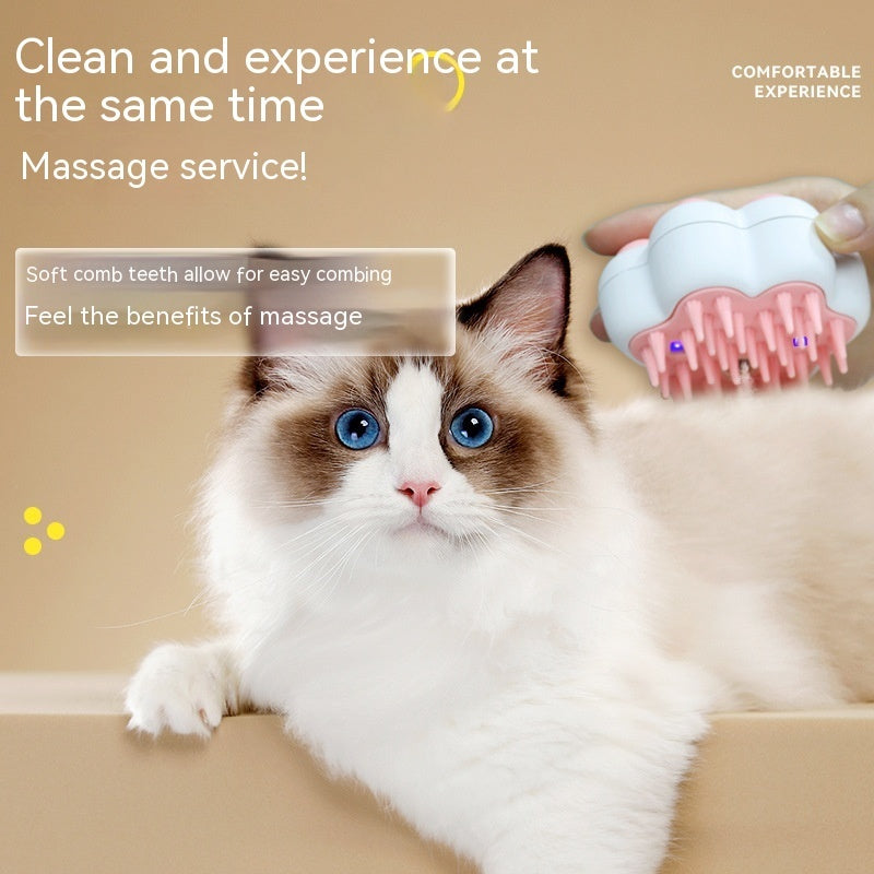 Steam Hair Removal & Massage Comb for Pets - Relax and Groom - Petropolis 