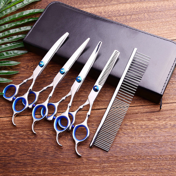 Professional Pet Grooming Scissors - Safe and Precise Cutting - Petropolis 