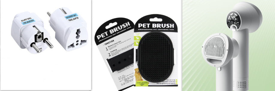 Smart Pet Hair Dryer & Comb - Silent Grooming for Dogs and Cats - Petropolis 