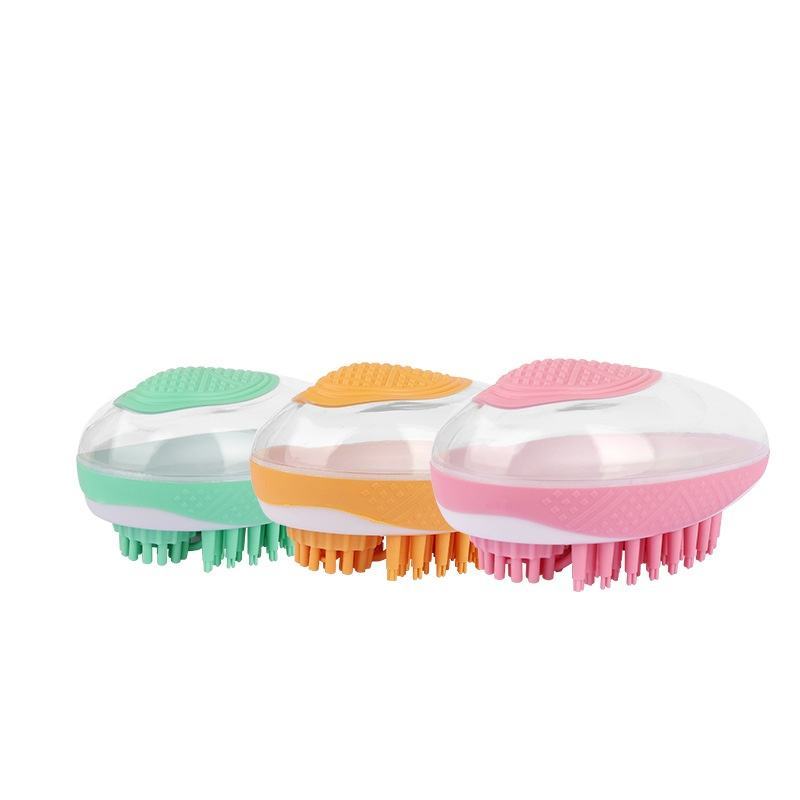 2-in-1 Soft Silicone Pet Bath Brush & Massage Comb - Petropolis 